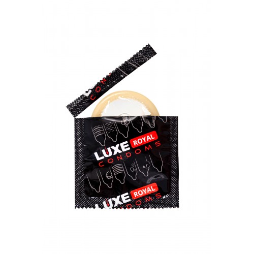 Презервативы Luxe, royal, exotica, 18 см, 5,2 см, 3 шт.