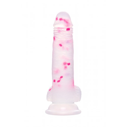 Нереалистичный фаллоимитатор Crowley, силикон, разноцветный, 18 см