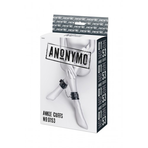 Поножи Anonymo #0153, PU кожа, черные, 26,5 см