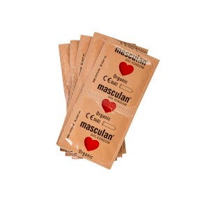 Презервативы masculan  ORGANIC № 10 утонченные, 18,5 см, 5.3 см, 10 шт. (иной угол)
