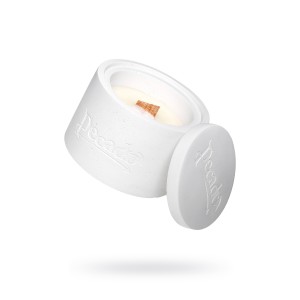 Ароматическая свеча Рecado, Magnolia & Peonies, круглая с крышкой (иной угол)