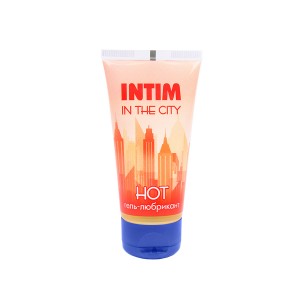 Гель-лубрикант INTIM HOT туб пластиковый 60 г (иной угол)