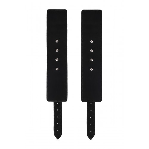 Поножи Anonymo #0153, PU кожа, черные, 26,5 см