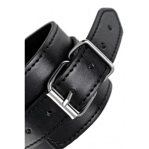 Поножи Anonymo #0153, PU кожа, черные, 26,5 см