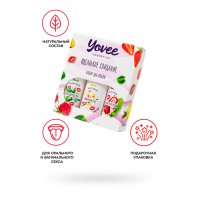 Набор гелей-смазок Yovee для любви (721012+721006+721004), вкусовые (ваниль+мята+клубника), 3х50 мл