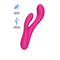 Нереалистичный вибратор LOVENSE Osci 3 G-spot с клиторальным стимулятором, силикон, розовый