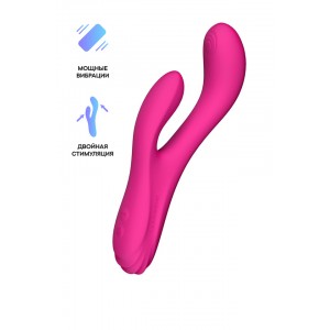 Нереалистичный вибратор LOVENSE Osci 3 G-spot с клиторальным стимулятором, силикон, розовый