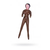 Кукла надувная, Michelle, негритянка, TOYFA Dolls-X,  с тремя отверстиями, 160 см