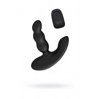 Стимулятор простаты Levett Nitoc с пультом ДУ, силикон, чёрный