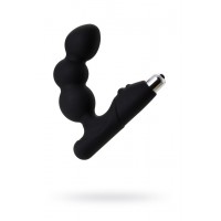 Стимулятор простаты Erotist Fourth, силикон, чёрный, 12,4 см