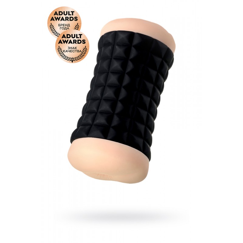 Мастурбатор двуxсторонний JOS JANICE, TPR, телесный, 14,5 см