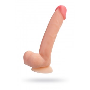 Фаллоимитатор RealStick Silicone Henry C, телесный, 25 см