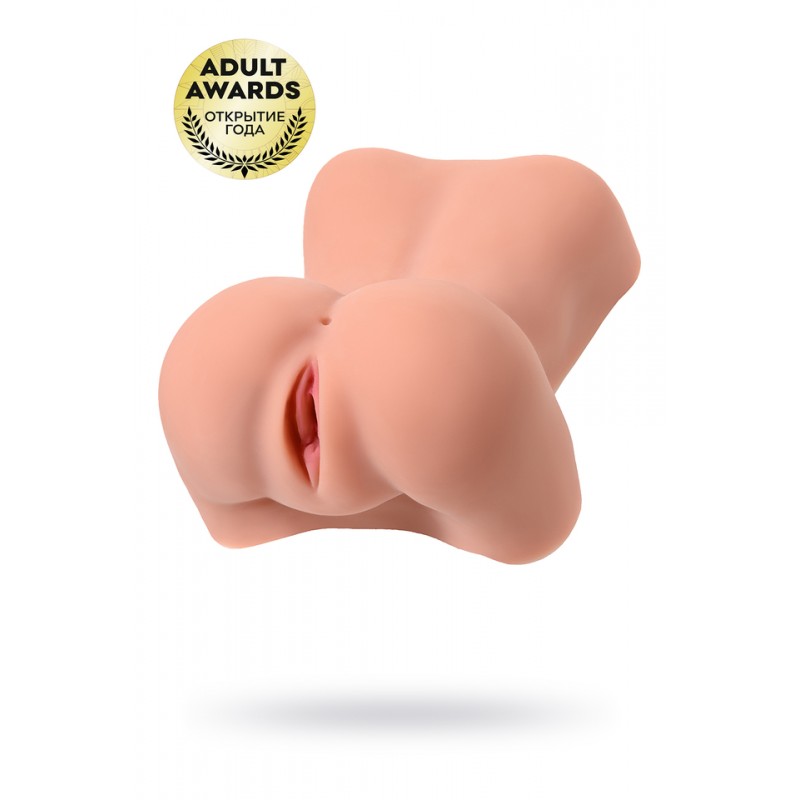 Мастурбатор реалистичный KOKOS Adarashi 1 c двойным слоем, TPR, телесный, 20 см
