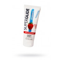 Съедобная смазка на водной основе Superglide  для орального секса со вкусом клубники 75 мл