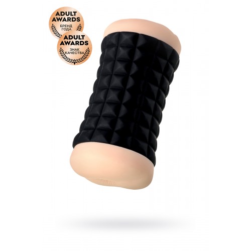 Мастурбатор двуxсторонний JOS JANICE, TPR, телесный, 14,5 см