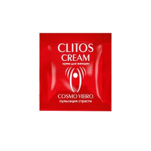 Крем возбуждающийCLITOS CREAMдля женщин,, 1,5 мл.20 шт в упаковке (иной угол)