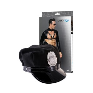 Костюм полицейского Candy Boy Josh, черный, OS (иной угол)