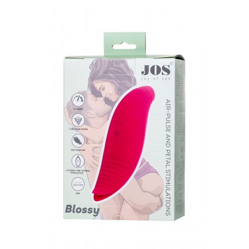 Многофункциональный стимулятор клитора JOS Blossy, розовый, 13,5 см
