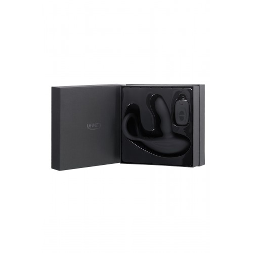 Стимулятор простаты Levett Maud, силикон, чёрный, 15 см