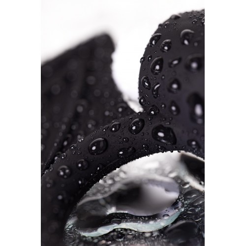 Эрекционное кольцо на пенис JOS COCKY DEVIL, силикон, чёрный, 8,5 см