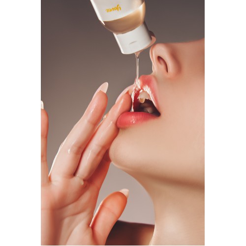 Массажное масло для поцелуев Yovee by Toyfa «Сладкая клубничка» со вкусом клубничного йогурта,100 мл