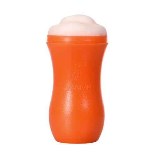 Мастурбатор TOYFA A-Toys, рот, оранжевый/телесный, 14 см