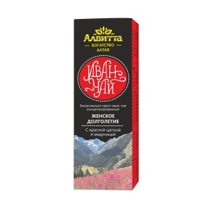 Сироп иван-чая с красной щёткой и медуницей Женское долголетие 200 мл (иной угол)
