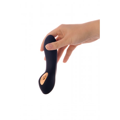 Стимулятор точки G WANAME D-SPLASH  Cascade, Силикон, Чёрный, 15 см