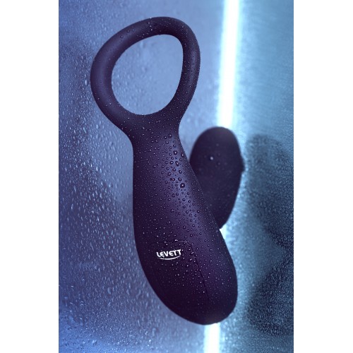 Стимулятор простаты Levett Maud, силикон, чёрный, 15 см