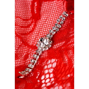 Трусики со стразами Joli Amber, красный, OS (иной угол)