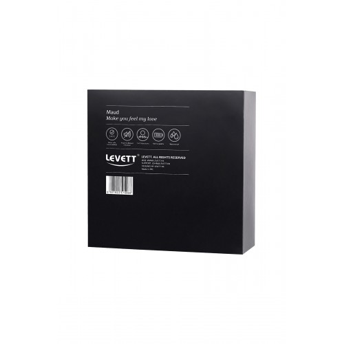 Стимулятор простаты Levett Maud, силикон, чёрный, 15 см