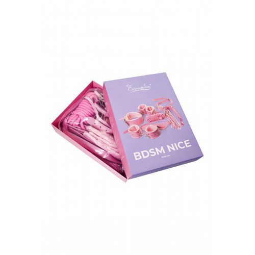 Набор для ролевых игр Eromantica BDSM Nice, розовый