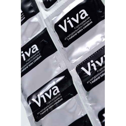 Презервативы Viva, цветные, аромат, латекс, 18,5 см, 5,3 см, 12 шт.