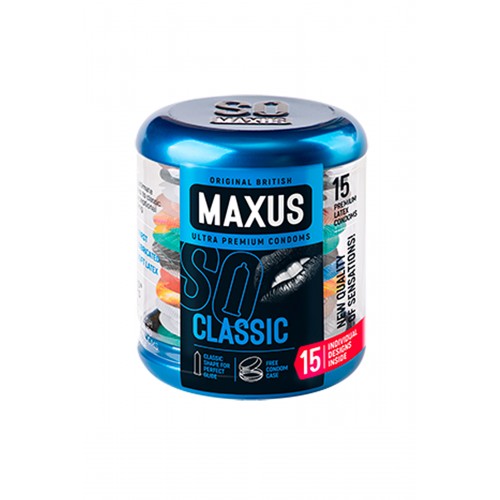 Презервативы MAXUS Классические в железном кейсе  № 15