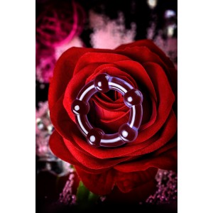 Эрекционное кольцо TOYFA A-Toys, силикон, фиолетовое (иной угол)