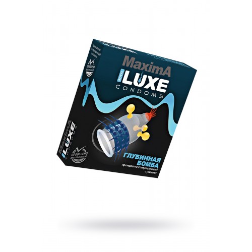 Презервативы Luxe, maxima, «Глубинная бомба», 18 см, 5,2 см, 1 шт.