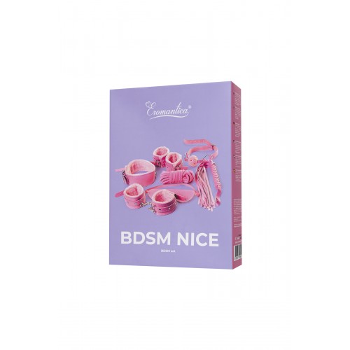 Набор для ролевых игр Eromantica BDSM Nice, розовый