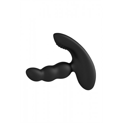 Стимулятор простаты Levett Nitoc с пультом ДУ, силикон, чёрный