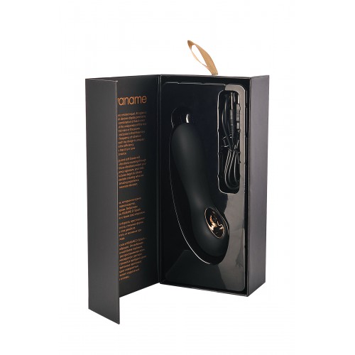 Стимулятор точки G WANAME D-SPLASH  Cascade, Силикон, Чёрный, 15 см