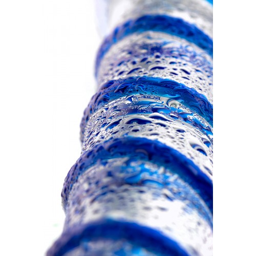 Двусторонний фаллоимитатор Sexus Glass, стекло, прозрачный, 19 см