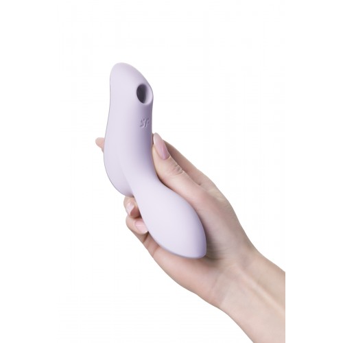 Вакуумный стимулятор клитора Satisfyer Curvy Trinity 2, фиолетовый