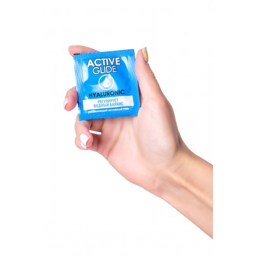 Увлажняющий интимный гель ACTIVE GLIDE HYALURONIC, 3 г 20шт в упаковке
