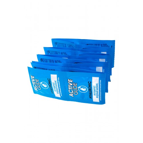 Увлажняющий интимный гель ACTIVE GLIDE HYALURONIC, 3 г 20шт в упаковке