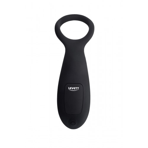 Стимулятор простаты Levett Maud, силикон, чёрный, 15 см