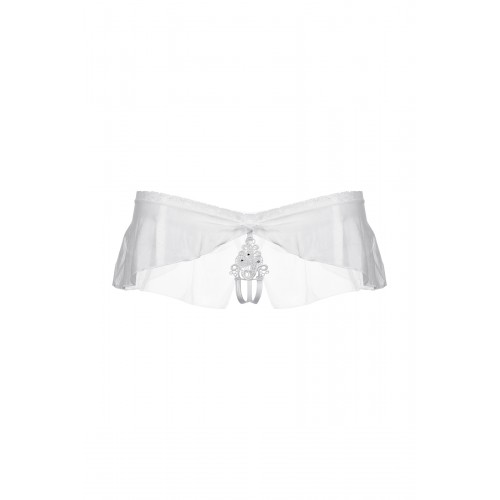 Стринги с юбочкой SoftLine Collection, белый, M/L