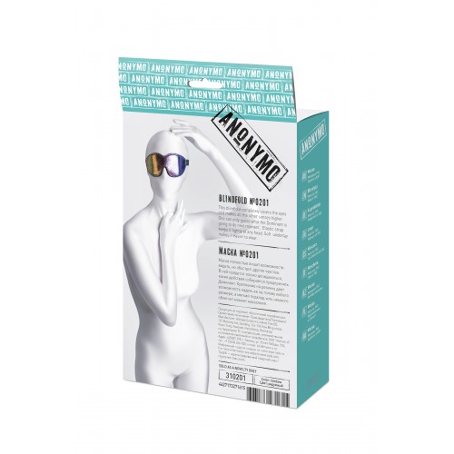 Маска Anonymo #0201, PVC, принт, 27,5 см