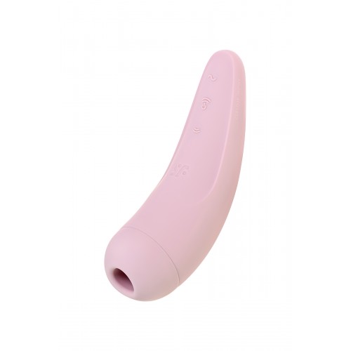 Вакуумно-волновой стимулятор Satisfyer Curvy 2+ Pink с дистанционном управлением