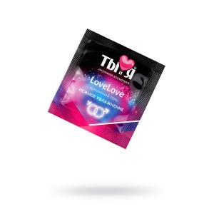 Увлажняющий интимный гель Ты и Я  LoveLove 4 г по 20 шт в упаковке (иной угол)