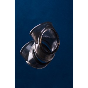 Эрекционное кольцо на пенис TOYFA XLover  , Термопластичный эластомер (TPE), чёрный, 3,5 см (иной угол)