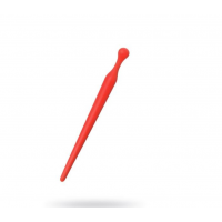 Уретральный плаг Black & Red by TOYFA, силикон, красный, 8 см